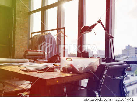 Fashion designer workspace office contemporary style Fashion designer workspace office contemporary style 32164441