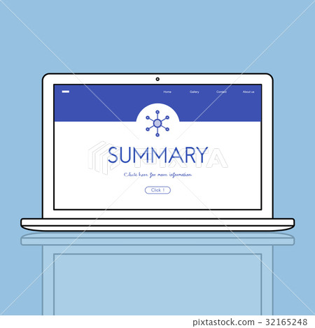 圖庫插圖: information network performance summary