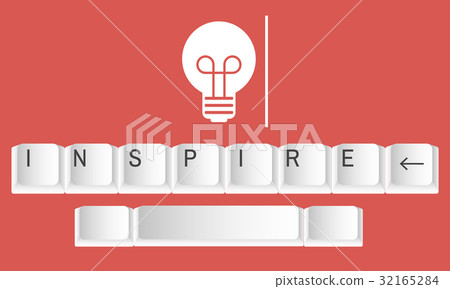 Ideas Light Bulb Think Create Graphic Word 32165284