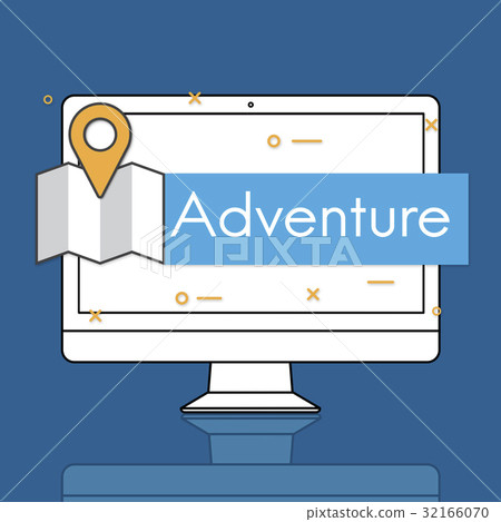 Adventure Destination Discover Location Icon-插圖素材 [32166070] - PIXTA圖庫