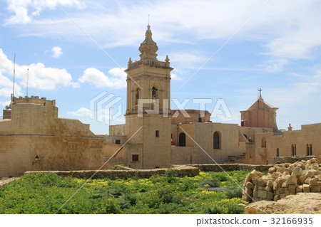 Historical city Victoria's Great Fortress Maltese Gozo Europe 32166935