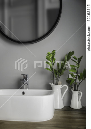 Bathroom detail in new luxury home 32168345