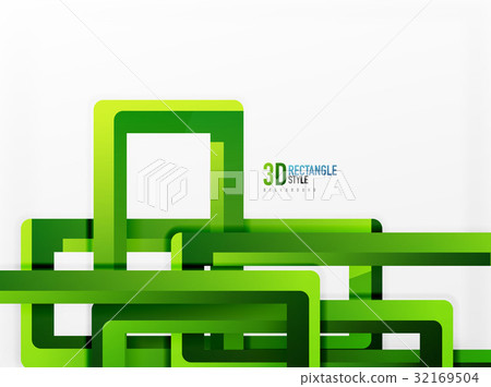 Rectangle tube elements, vector background 32169504