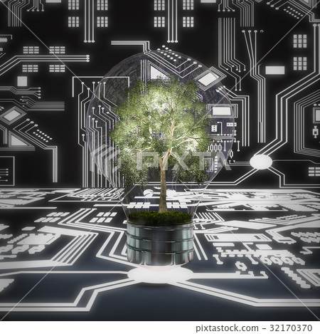 tree in lamp 32170370