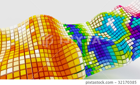 3d cubic arrow 32170385