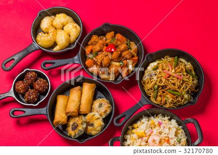 Chinese cuisine Delicious Chinese food group photo 32170780