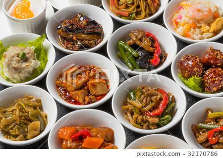 中國烹調可口中國食物小組照片 32170786
