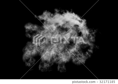 Textured cloud,isolated on black background Textured cloud,isolated on black background 32171185
