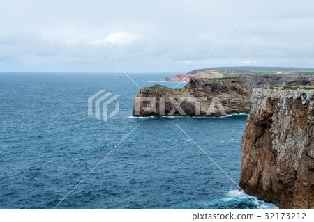 Cliffs by Saint Vincent Cape (Portugal) 32173212