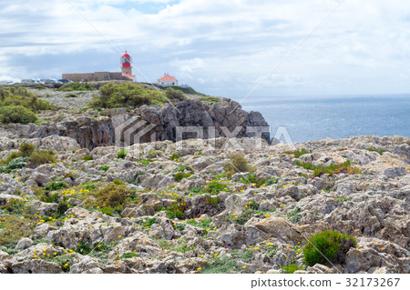 Lighthouse at Saint Vincent Cape (portugal) 32173267