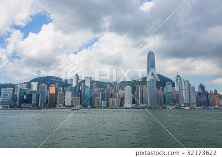 Hong Kong Victoria Harbor and Hong Kong Island Hong Kong Victoria Harbor and Hong Kong Island 32173622
