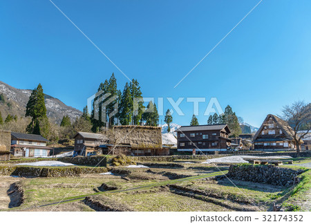 世界遺產Gokayama Aokura Village風景 世界遺產Gokayama Aokura Village風景 32174352