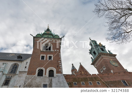 Wawel Royal Castle in Krakow, Poland. Wawel Royal Castle in Krakow, Poland. 32174388