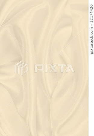 Smooth elegant golden silk or satin luxury cloth Smooth elegant golden silk or satin luxury cloth 32174420