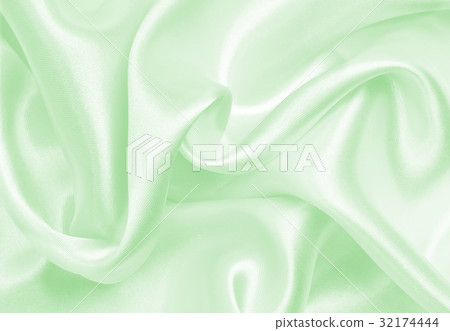 Smooth elegant green silk or satin cloth texture Smooth elegant green silk or satin cloth texture 32174444