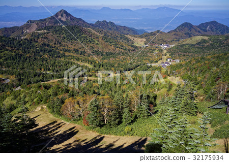 Shiga Takara umbrella and North Alps Shiga Takara umbrella and North Alps 32175934