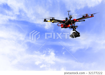 Clear blue sky with clouds background. Clear blue sky with clouds background. 32177222