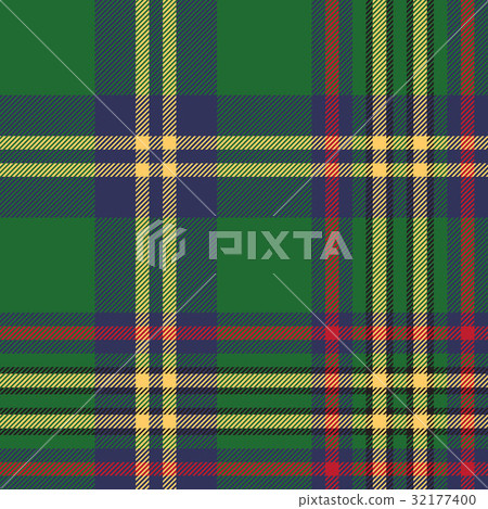 Green tartan classic seamless pattern 32177400