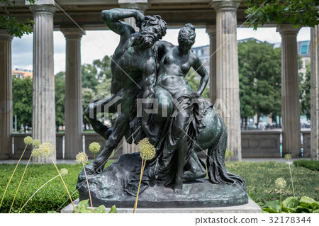 Centaur and Nymph statue at the Old Museum Centaur and Nymph statue at the Old Museum 32178344
