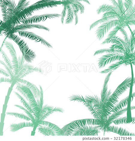 Vector Beautiful exotic tropical summer pattern - Stock Illustration ...