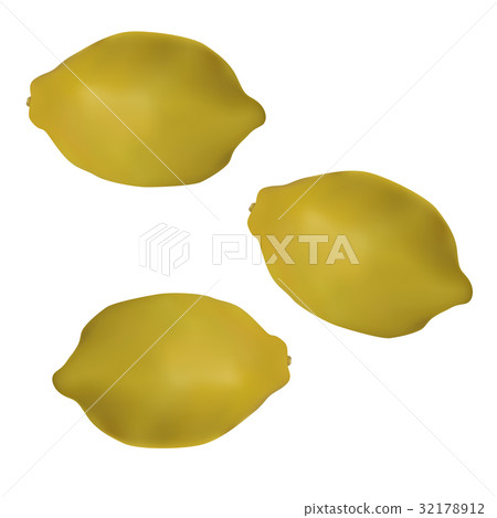 Different  lemon on an isolated background. 32178912