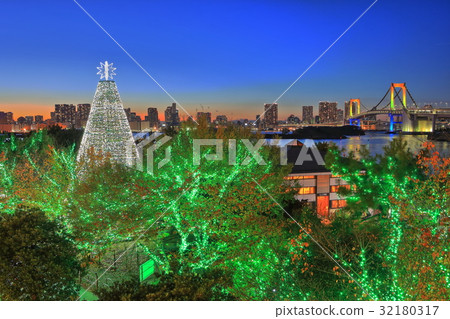 Illumination of Odaiba 32180317