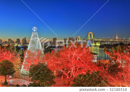 Illumination of Odaiba 32180318