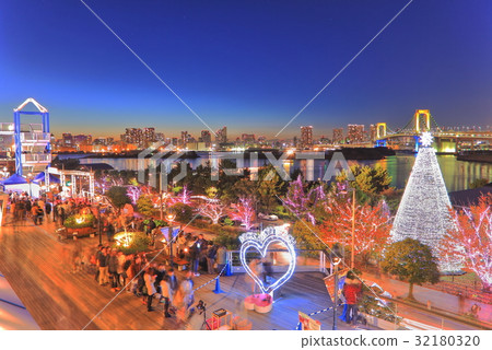 Illumination of Odaiba 32180320
