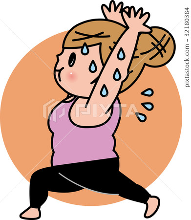 熱瑜伽飲食課女性 熱瑜伽飲食課女性 32180384