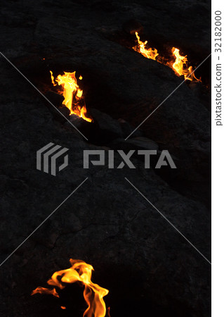 Chimera fires near Cirali Olympos beach 32182000