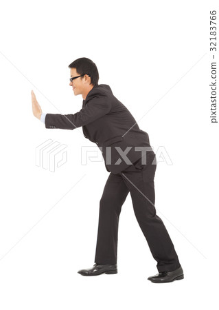 business is concentrating to push something 32183766