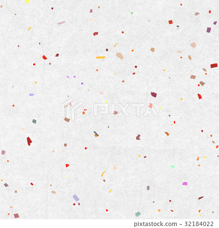 Wrapping paper with color pieces - white 32184022