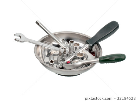 Magnetic dish with tools 32184528