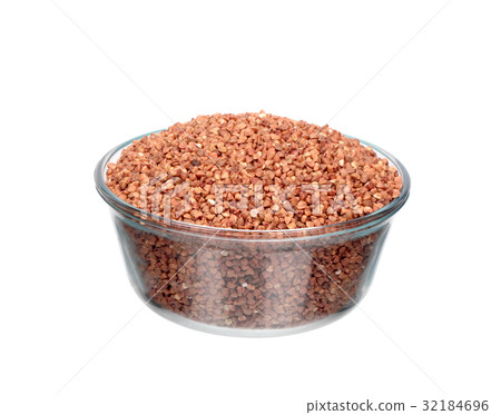 Buckwheat  in glass plate 32184696