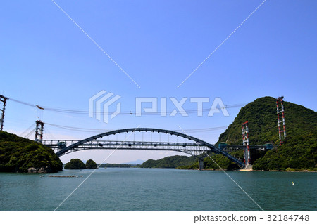 The Amakusa Gosei Bridge No. 1 Bridge (Astronomical Bridge) and the New Astronomical Bridge (tentative name) Scenery under construction The Amakusa Gosei Bridge No. 1 Bridge (Astronomical Bridge) and the New Astronomical Bridge (tentative name) Scenery under construction 32184748
