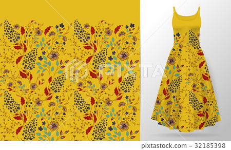 Cute pattern in small simple flowers. Seamless Cute pattern in small simple flowers. Seamless 32185398