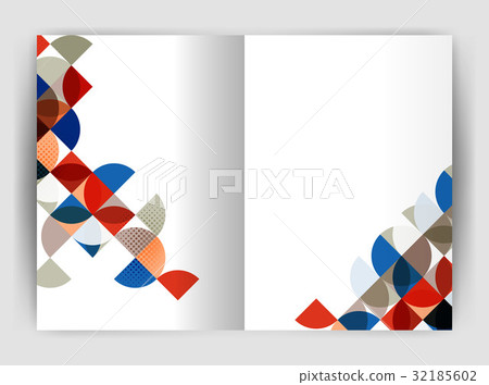 Abstract circle design business annual report 32185602