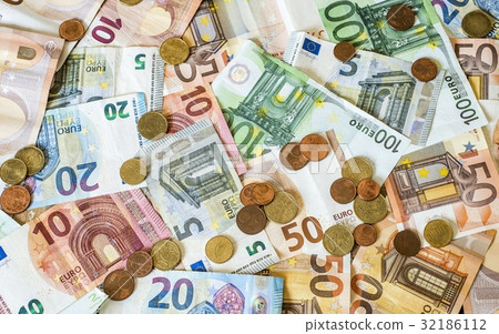 savings Cash money concept euro banknotes all savings Cash money concept euro banknotes all 32186112