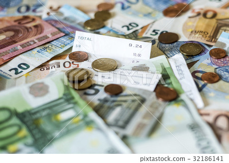 savings Cash money concept euro banknotes all savings Cash money concept euro banknotes all 32186141