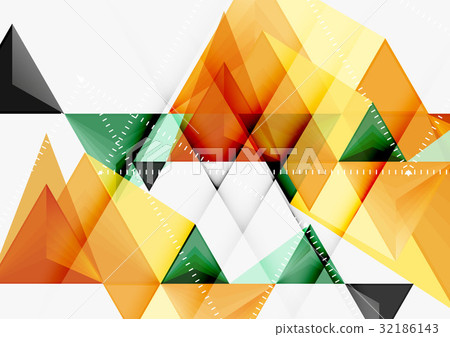 Triangular low poly vector a4 size geometric Triangular low poly vector a4 size geometric 32186143