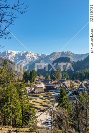 世界遺產Gokayama Aokura Village風景 世界遺產Gokayama Aokura Village風景 32186721