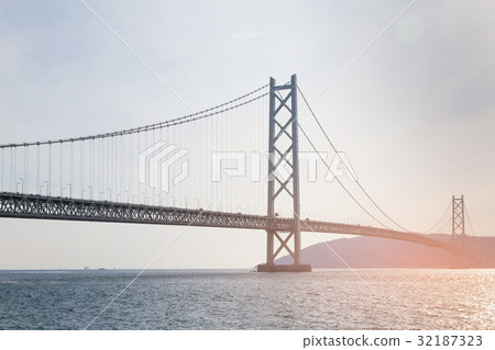 Akashikaikyo bridge in Kobe Japan Akashikaikyo bridge in Kobe Japan 32187323