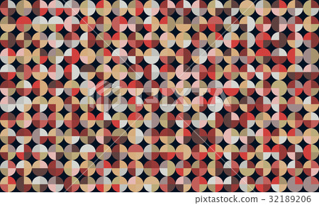 Generative geometric circles seamless pattern Generative geometric circles seamless pattern 32189206