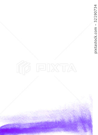 Card with purple watercolor painting for design.  32190734