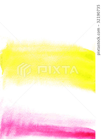 Card with yellow and pink blot.Watercolor painting Card with yellow and pink blot.Watercolor painting 32190735