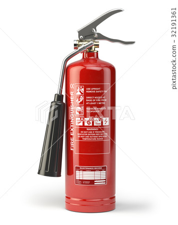 Fire extinguisher isolated on white background. Fire extinguisher isolated on white background. 32191361