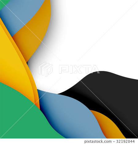 3d vector abstract background with cut shapes 3d vector abstract background with cut shapes 32192844