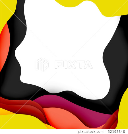 3d vector abstract background with cut shapes 3d vector abstract background with cut shapes 32192848