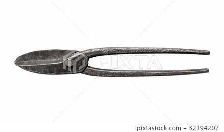 Old dingy scissors for metal Old dingy scissors for metal 32194202