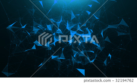 Plexus technology abstract line background Plexus technology abstract line background 32194762